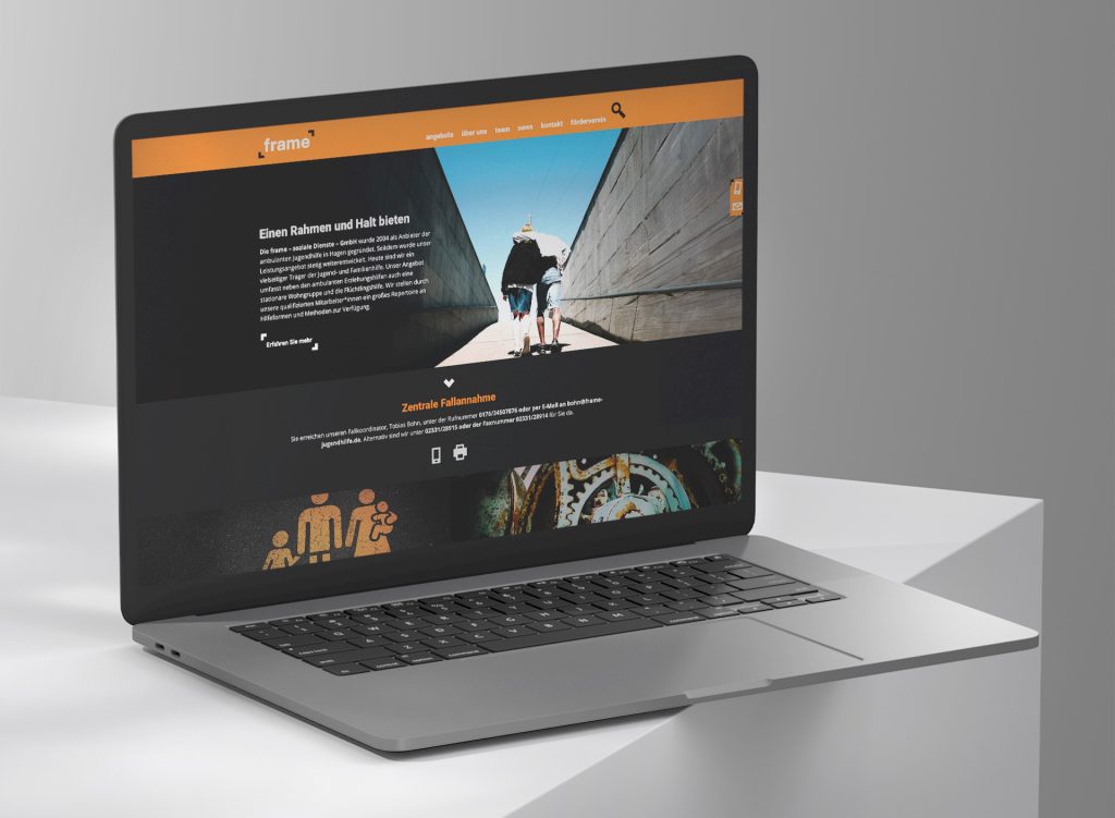 Frame Soziale Dienste Website