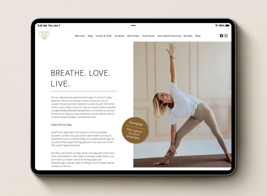 Flowyoga Website